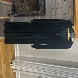 Boden Jocelyn Green velvet holiday tea dress size 14r